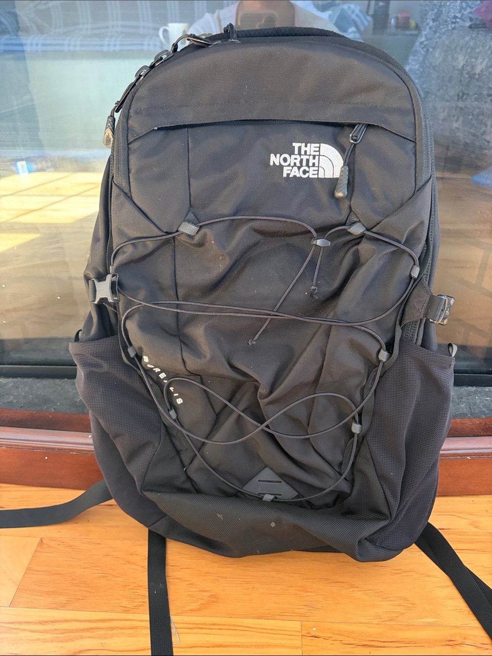 The North Face Black Bungee-Front Everyday Backpack